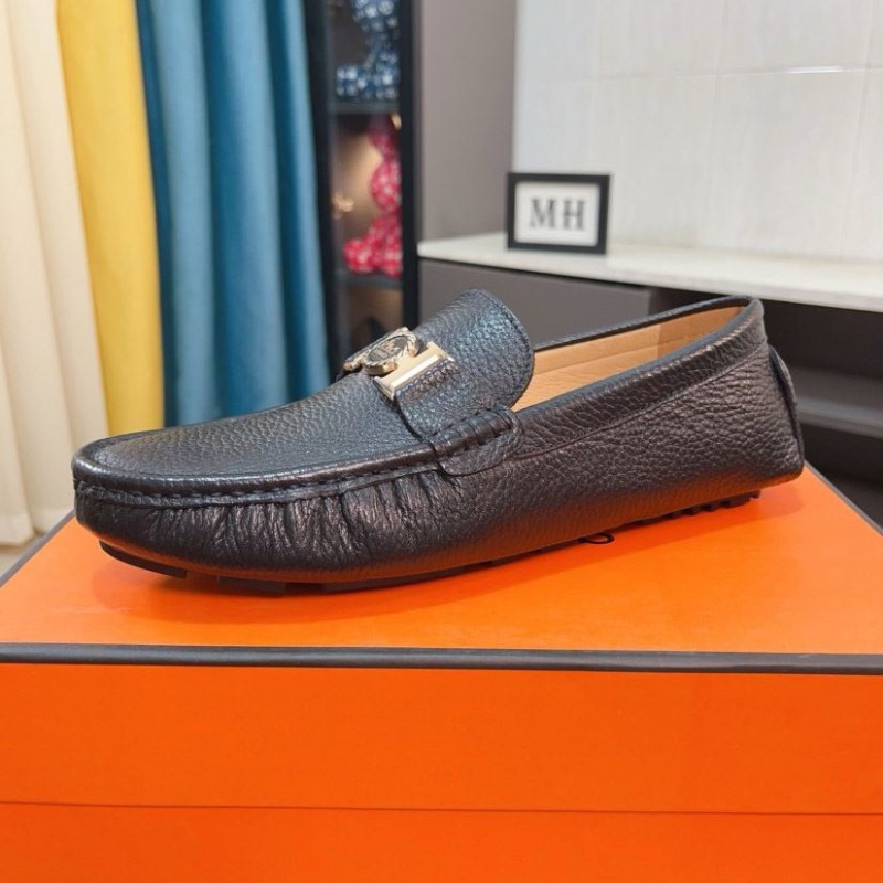 H**mes leather shoes